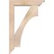 Ekena Millwork Westlake Traditional Smooth Bracket w/ Offset Brace, Douglas Fir, 5 1/2"W x 24"D x 36"H BKT0604X24X36WTL01SDF - alternate 2